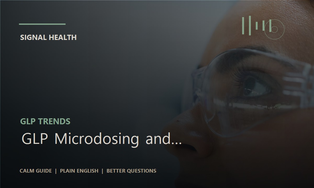 GLP-1 Microdosing: What to Ask Before You Follow the Trend article thumbnail