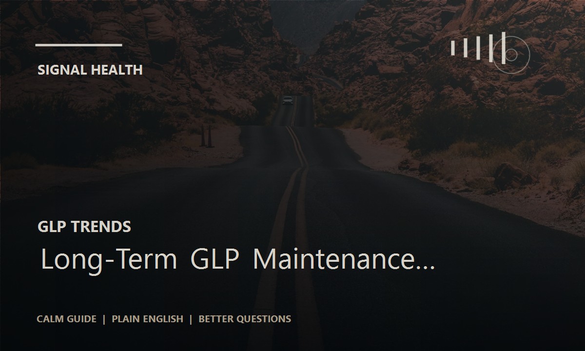 What Happens After GLP-1 Weight Loss? Maintenance Needs a Different Plan article thumbnail