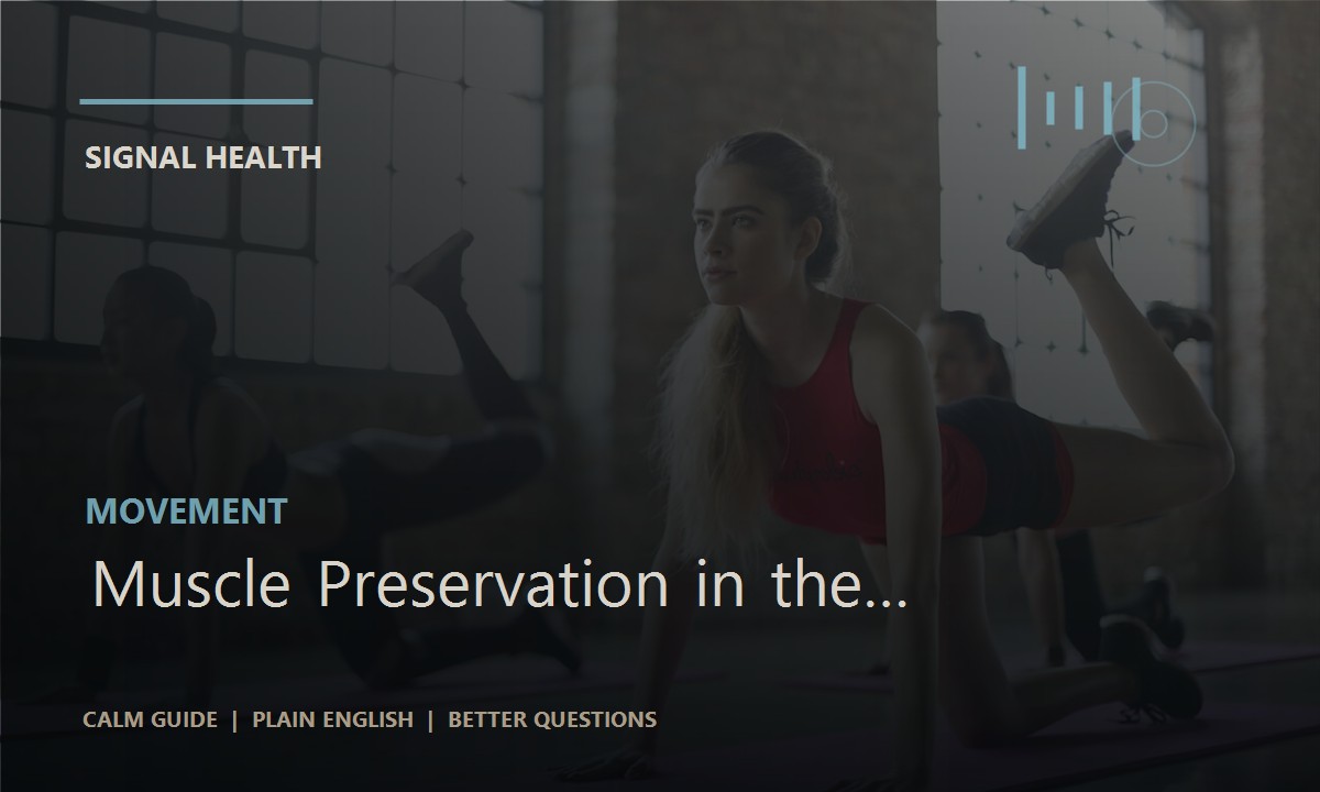 How to Protect Muscle While Thinking About GLP-1s article thumbnail
