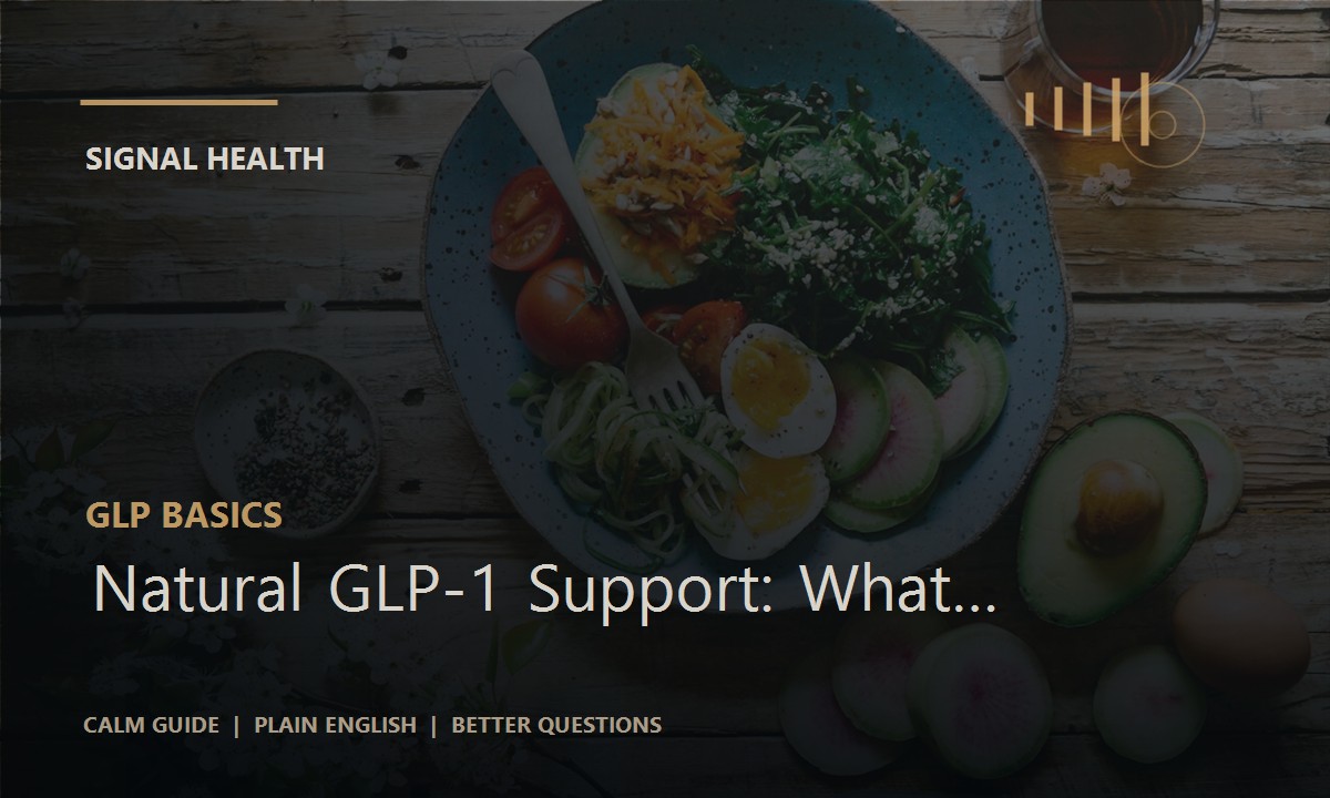 Natural GLP-1 Support: What the Phrase Can and Cannot Mean article thumbnail