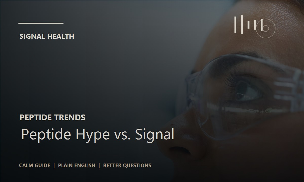 Peptide Hype vs. Signal article thumbnail