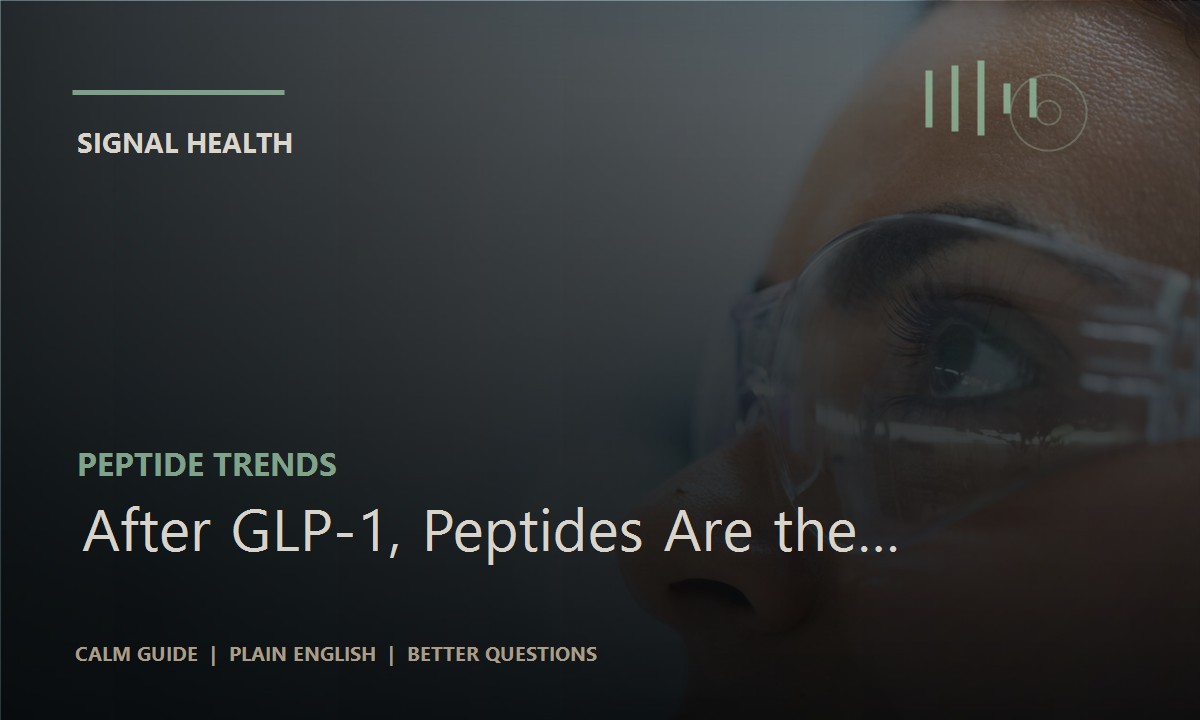 After GLP-1, Peptides Are the Next Wellness Word to Watch article thumbnail
