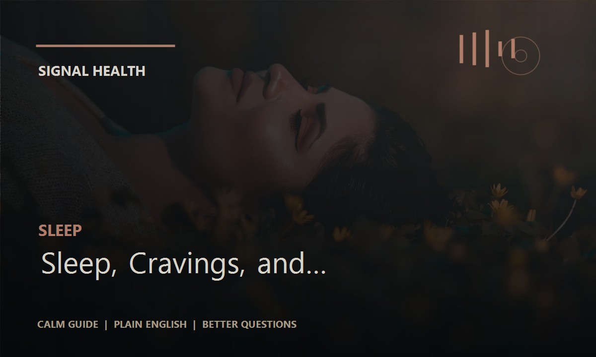 Sleep, Cravings, and Metabolism article thumbnail